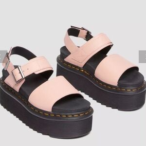 Dr. Martens Voss Athena Women's Pink Platform Sandals